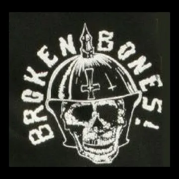 BROKEN BONES - Skull - Patch (Screen Print)
