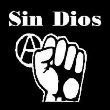 SIN DIOS - Anarchy - Back Patch