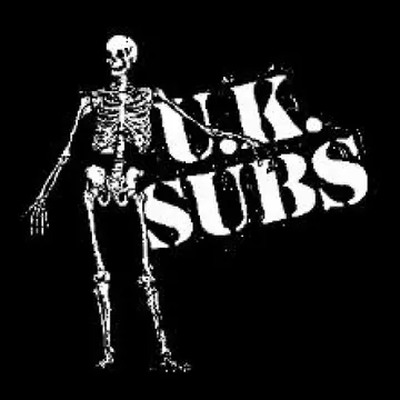 UK SUBS - Skeleton - Patch (Screen Print)