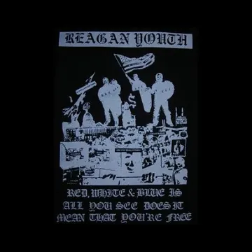 REAGAN YOUTH - Red White And Blue - Back Patch