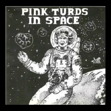 PINK TURDS IN SPACE - Patch (Heat Set)