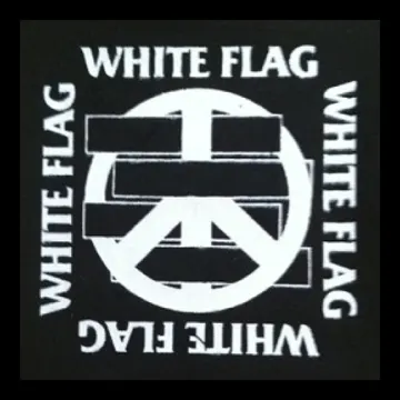 WHITE FLAG - Logo - Patch (Screen Print)