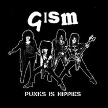 GISM - Punks Is Hippies - Back Patch