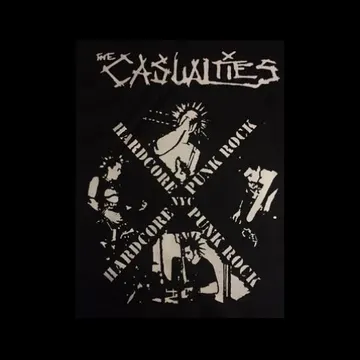 CASUALTIES - Hardcore Punk - Back Patch