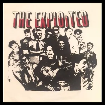 EXPLOITED - White - Back Patch