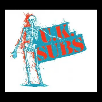UK SUBS - Skeleton - Back Patch