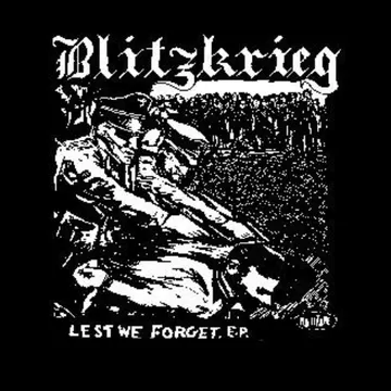 BLITZKRIEG - Lest We Forget - Back Patch