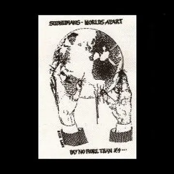 SUBHUMANS - Worlds Apart - Patch (Screen Print)