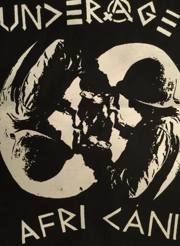 UNDERAGE - Afri Cani - Back Patch