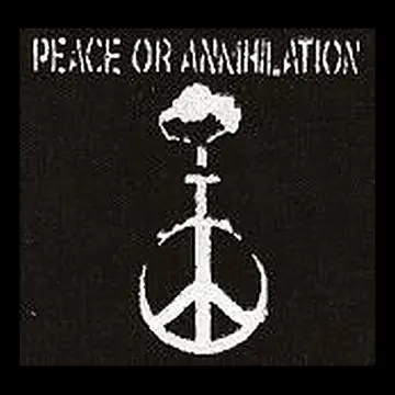 CRUCIFIX - Peace or Annihilation -Patch (Screen Print)