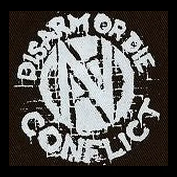 CONFLICT - Disarm or Die - Patch (Screen Print)