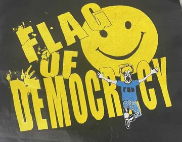 FLAG OF DEMOCRACY - Back Patch