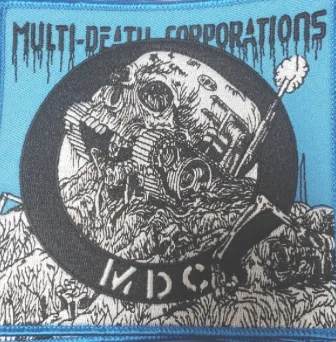 M.D.C. - Skull Tank Patch - Embroidered
