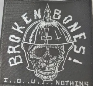 BROKEN BONES - Patch - Embroidered