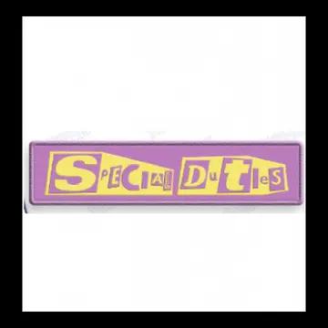 SPECIAL DUTIES - Patch - Embroidered