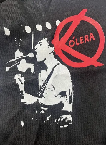 COLERA - Singing - Back Patch