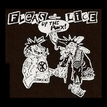 FLEAS AND LICE - Up The Punx - Patch (Screen Print)