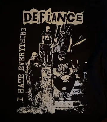DEFIANCE - Hate - Back Patch