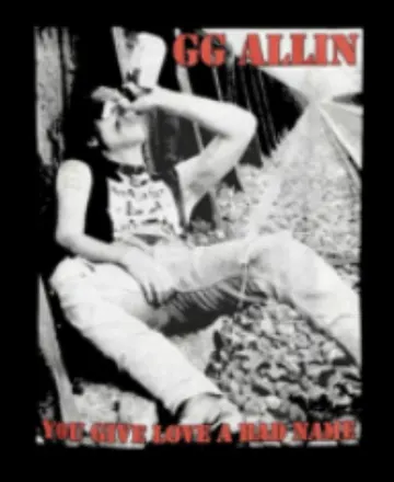GG ALLIN - Bad Name - Patch (Heat Set)
