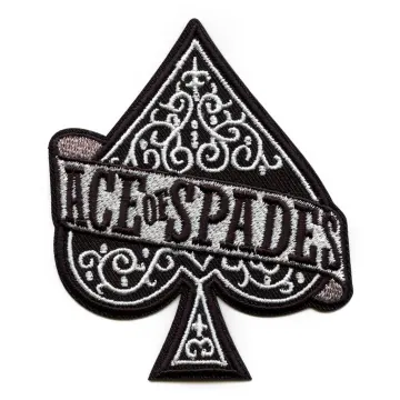 Motorhead Ace of Spades Patch Embroidered Iron On Heavy Metal Rock Band Jacket Vest Backpack Music Patch