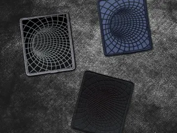 Event Horizon Embroidered Stealth Patch - EDC Mission Jacket Patches - Cyberpunk Wormhole Space Patch