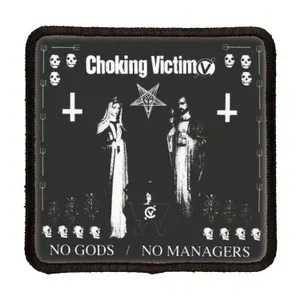 No Gods, No Managers 3 Inch Full Color Tribute Patch