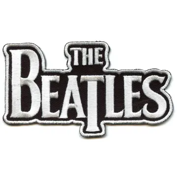 The Beatles Logo Patch Iconic Rock Band Embroidered Iron On EG1
