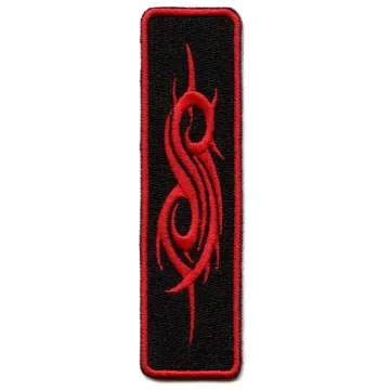 Slipknot Tribal S Sigil Patch Mask American Metal Embroidered Iron On EG1