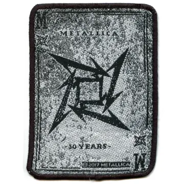 Metallica 30 Years Card Patch Metal Rock Band Woven Sew On EH4