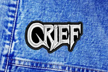 Grief patch. Sew On patch.