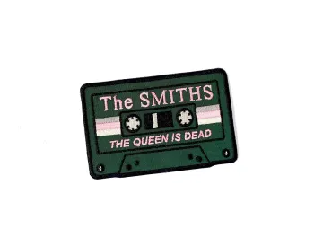 Retro The Smiths The Queen is Dead Patch - The Smiths Cassette Tape Iron-On Patch - Vintage Morrissey Goth Patch