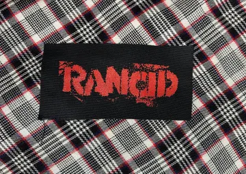 Rancid "Logo" DIY Patch- Punk Crust Black Flag Off Leftover Crack Oi