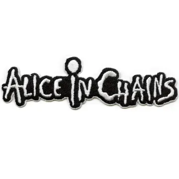 Alice In Chains Logo Patch Embroidered Iron On Grunge Rock Band Music Jacket Backpack Vest Fan Gift Collectible