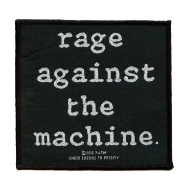 Rage Against The Machine Logo Patch Woven Sew On Alternative Rock Band Music Patch