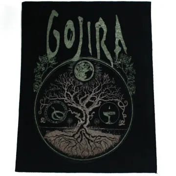 Gojira Rock Patch Tree Of Life XL DTG Printed Sew On D5