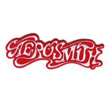 Aerosmith Classic Script Logo Patch Rock Band Embroidered Iron On EG2