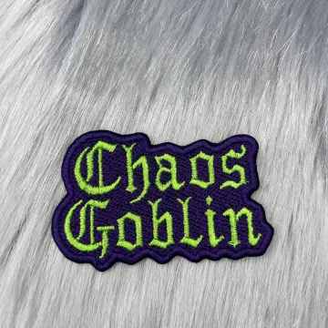 Chaos Goblin Patch: Gothic Emo ADHD Iron-On Patch