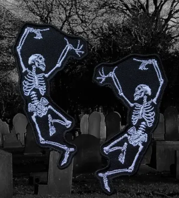 Dancing skeleton patch