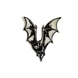 Bat Patches - horror patches, gothic fashion, witchy, vampire patch, sew on punk patch, top rocker, animal, occult