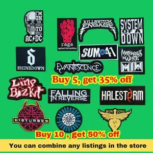 Heavy Metal Embroidered Patch – Iron On or Sew On Badge for Jackets, Vests & Backpacks (1.3k) Sale Price $4.54 $ 4.54 $ 6.99 Original Price $6.99 (35% off)