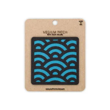 Seigaiha Wave Tactical Patch Medium 2X2