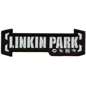 Linkin Park Band Patch Bracket Music logo Embroidered Iron On CD1