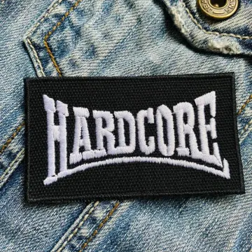 Hardcore 382212 Embroidered Patch Badge Applique Iron on