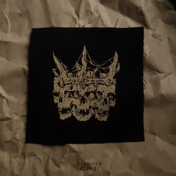 Cursed King - Cotton Patch- ca. 12 x 12 cm - Gold