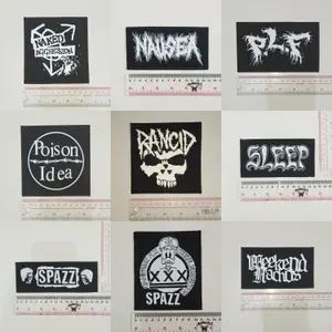10 - Punk Patches, Hardcore, Crust, D beat, Metal, Thrash, Power Violence, Grindcore, Dtf/Screen Printed Patch (88) $ 4.70