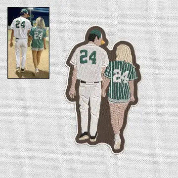 Custom Embroidered Portrait Patch From Photo, Personalized Photo Patch, Sew On/Iron On Patch Applique for Clothes Backpacks, Custom Patches