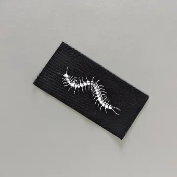 Centipede Punk Patch, Sew-On Jacket Accessory, Gothic DIY Cloth Gift, Alt Fashion Piece