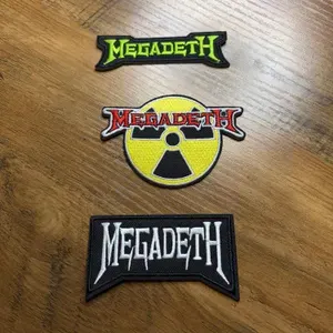 MEGADETH Embroidered Iron-On Patches, Heavy Metal Rock Band (Set of 3) (95) $ 18.99 FREE shipping