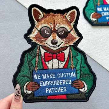 Custom Embroidered Patch | Personalized Logo Patches | Sew on, Iron on, Hook & Loop