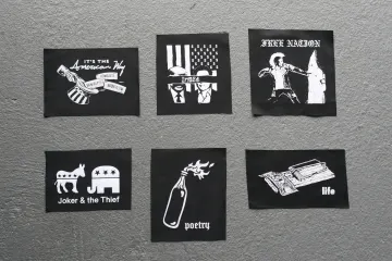 Punk Patches Collection - Sew-on Patch for Jackets Vest Denims | DIY Clothes Accessory